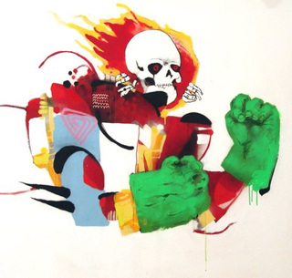 Illustration for article titled Spray Paint Superheros Get a Street Art Sensibility
